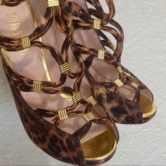 Colin Stuart Statement Heels, Animal Print pattern, Size 7 - Picture 13 of 14